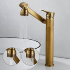 Basin Faucet Brass 360° Rotation & Dual Spray