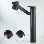 Basin Faucet Brass 360° Rotation & Dual Spray