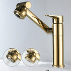 Basin Faucet Brass 360° Rotation & Dual Spray