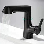 Basin Faucet Pull-Out Spray Dual Modes 360° Swivel