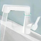 Basin Faucet Pull-Out Spray Dual Modes 360° Swivel