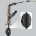 Basin Faucet Pull-Out Spray Dual Modes 360° Swivel
