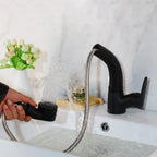 Basin Mixer Pull-Out Spray Single-Handle Brass