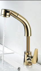 Basin Mixer Pull-Out Spray Single-Handle Brass