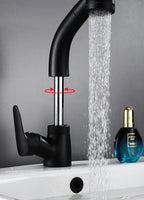 Basin Mixer Pull-Out Spray Single-Handle Brass