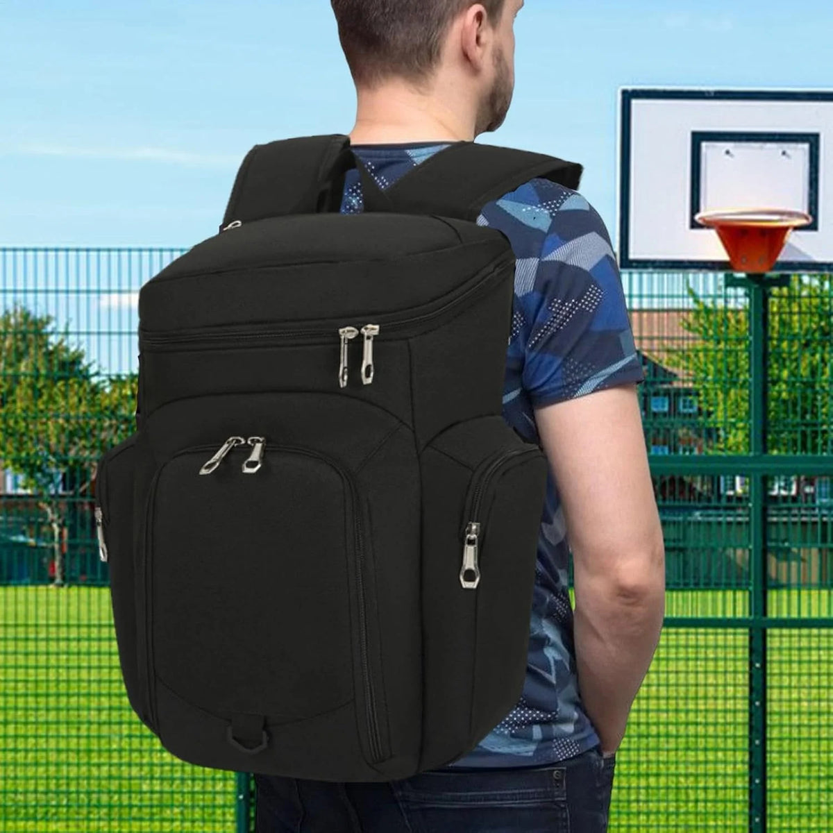 Basketball Backpack 30L Waterproof Bottom Ergonomic Straps
