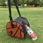 Basketball Equipment Bag Basketball-Shaped Shoe Compartment Abrasion-Resistant