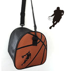 Basketball Equipment Bag Basketball-Shaped Shoe Compartment Abrasion-Resistant