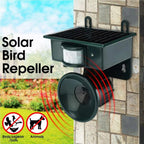 Bat Repellent Solar-Powered Ultrasonic Weatherproof 5,000 Sq Ft Coverage