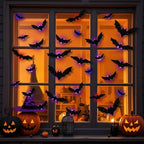 Bat Wall Decals 3D LED Backlit Peel And Stick