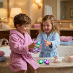 Bath Cubes Water-Activated LED Reusable Set of 6