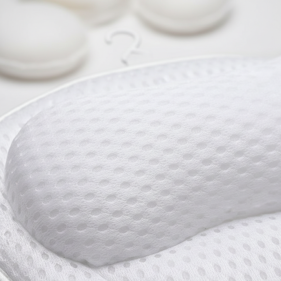 Bath Cushion 4D Mesh Support Removable & Machine-Washable Cover