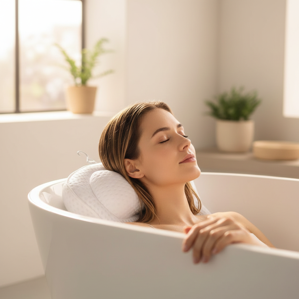 Bath Cushion 4D Mesh Support Removable & Machine-Washable Cover