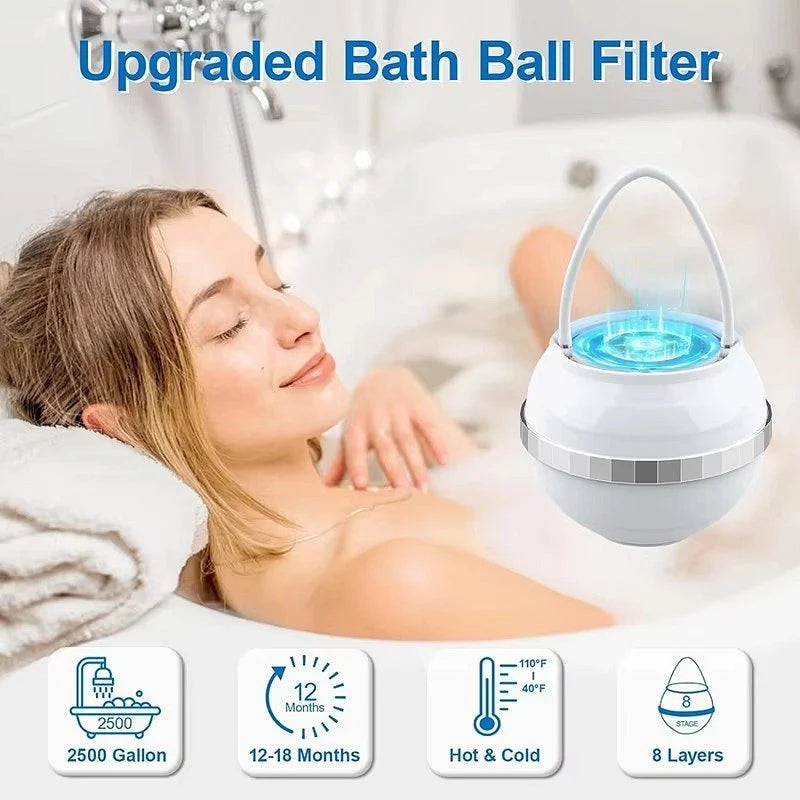 Bath Faucet Filter Removes Chlorine & Heavy Metals