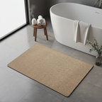 Bath Mat Absorbent Microfiber & Non-Slip Backing