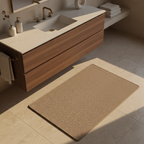 Bath Mat Absorbent Microfiber & Non-Slip Backing