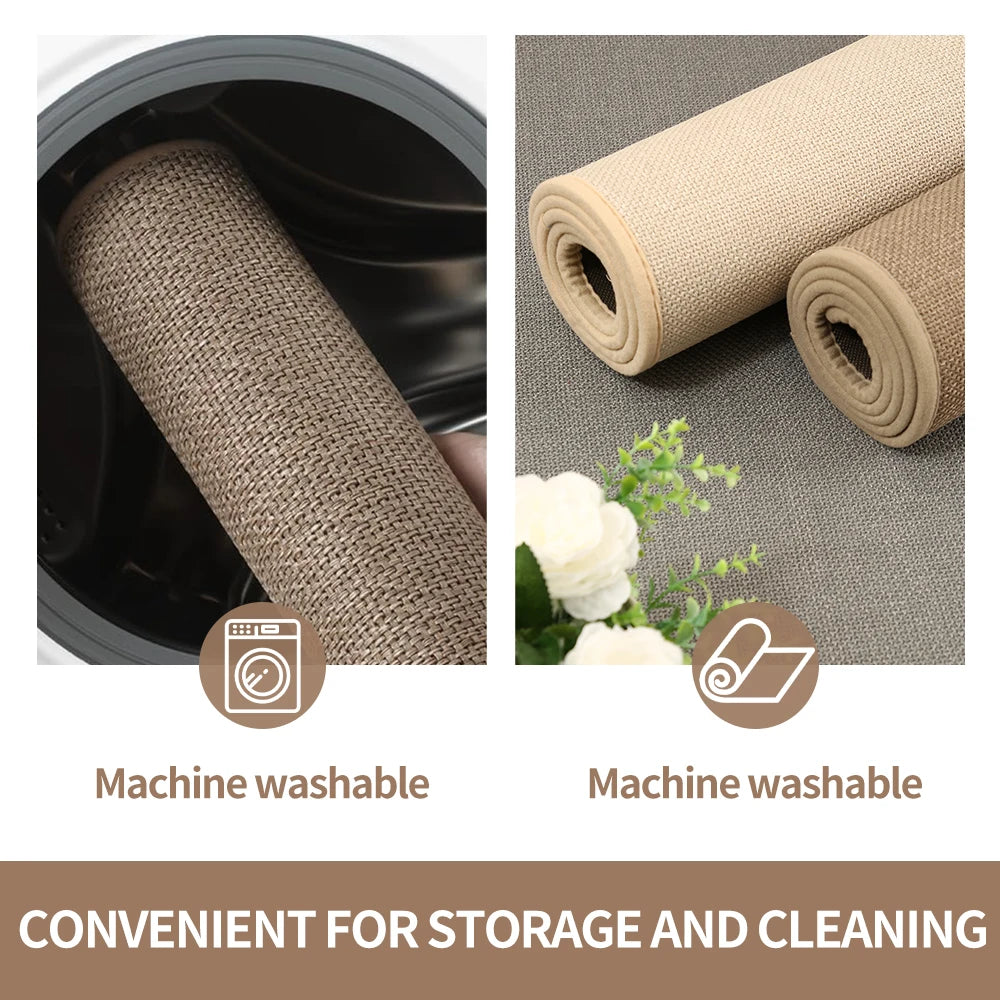 Bath Mat Absorbent Microfiber & Non-Slip Backing