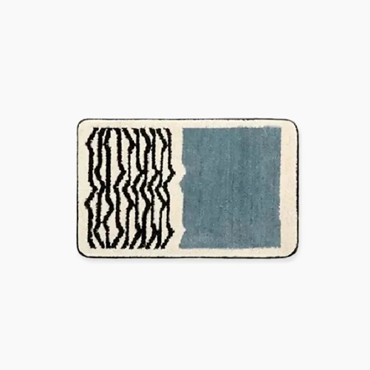 Bath Mat Abstract Design Non-Slip & Machine Washable
