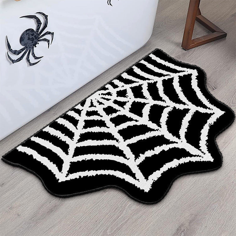 Bath Mat Bat Shape Soft Microfiber & Non-Slip Back