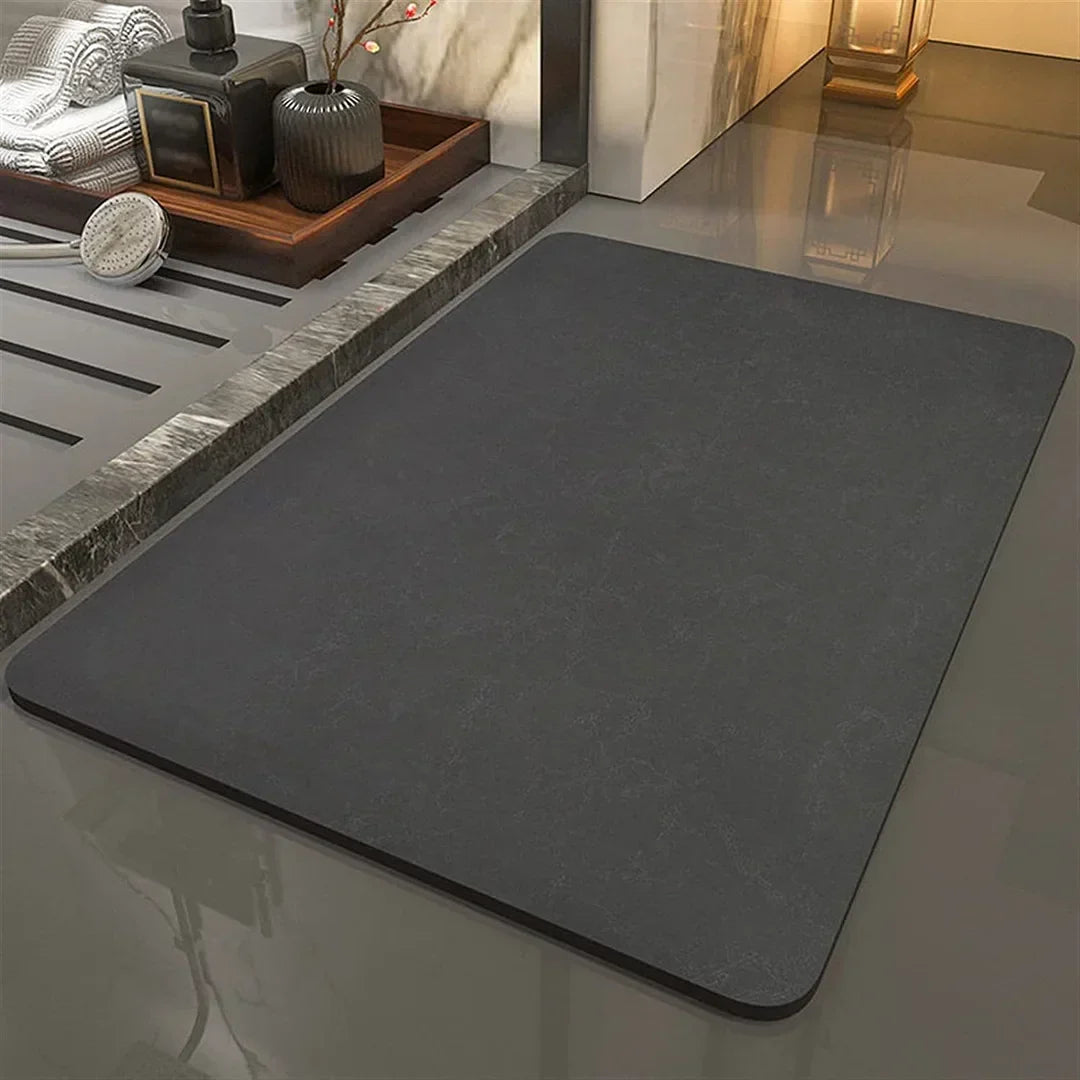 Bath Mat Diatomaceous Earth Quick-Drying Anti-Slip Rubber Base