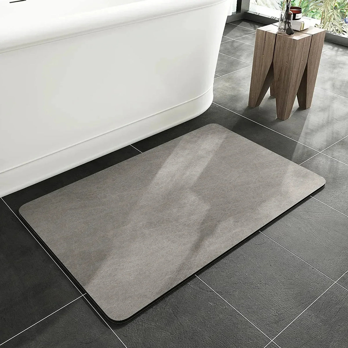 Bath Mat Diatomaceous Earth Quick-Drying Anti-Slip Rubber Base