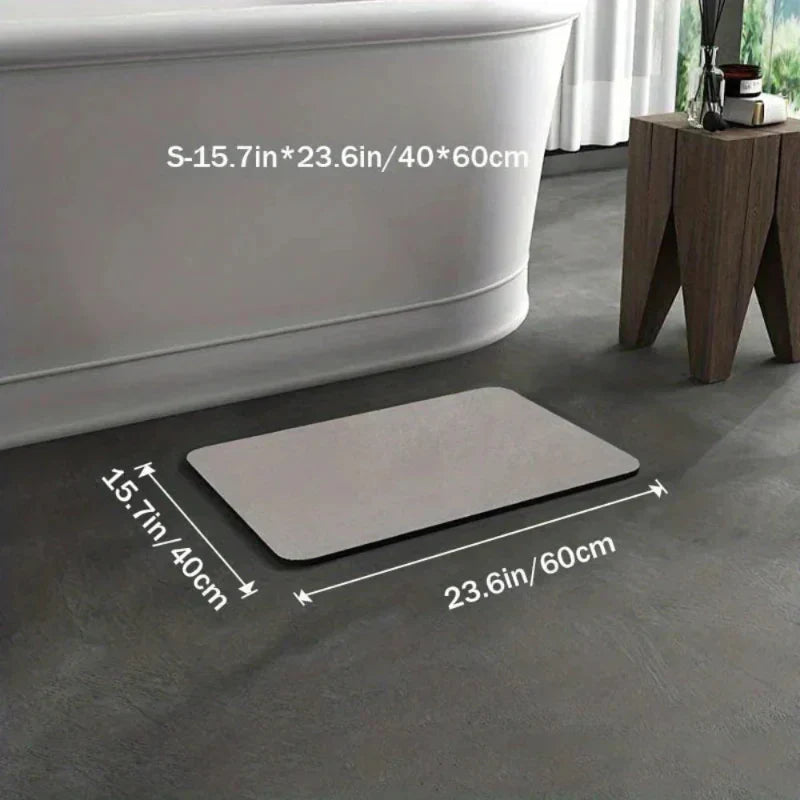 Bath Mat Diatomaceous Earth Quick-Drying & Non-Slip