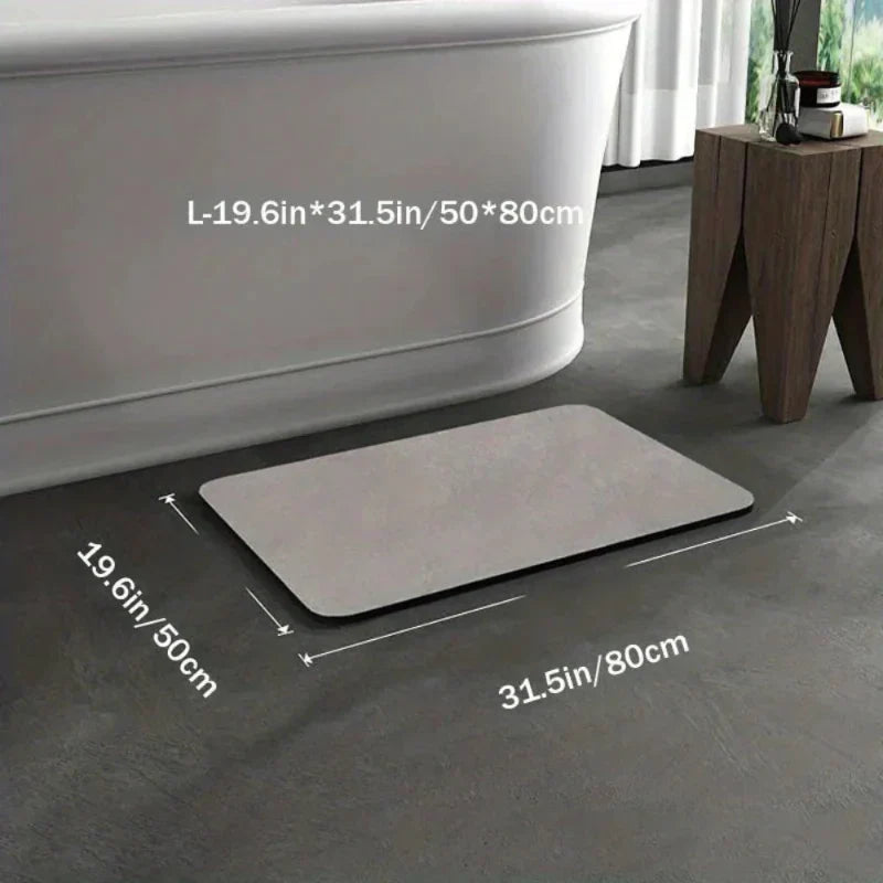 Bath Mat Diatomaceous Earth Quick-Drying & Non-Slip