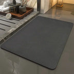 Bath Mat Diatomaceous Earth Quick Drying & Non-Slip Rubber Base