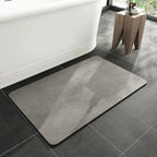 Bath Mat Diatomaceous Earth Quick Drying & Non-Slip Rubber Base
