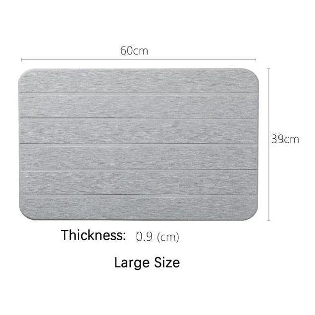 Bath Mat Diatomite Quick-Drying & Mold-Resistant
