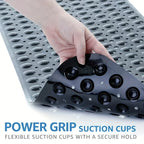 Bath Mat Extra Long Anti-Slip Suction Cups
