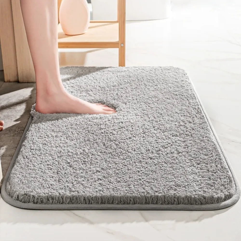 Bath Mat Extra Thick Microfiber Non-Slip & Highly Absorbent