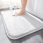 Bath Mat Extra Thick Microfiber Non-Slip & Highly Absorbent