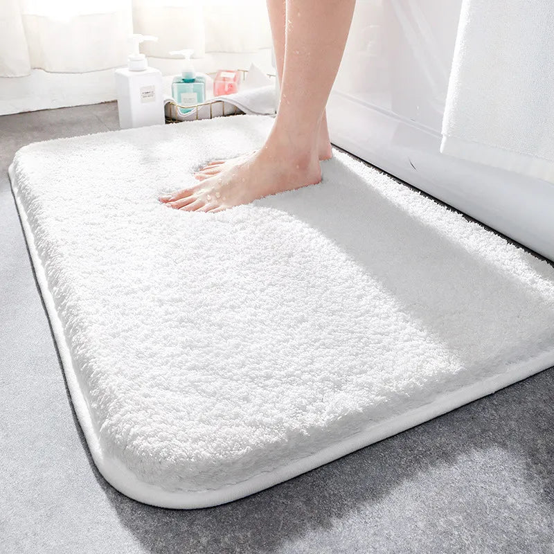 Bath Mat Extra Thick Microfiber Non-Slip & Highly Absorbent