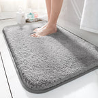 Bath Mat Extra Thick Microfiber Non-Slip & Highly Absorbent