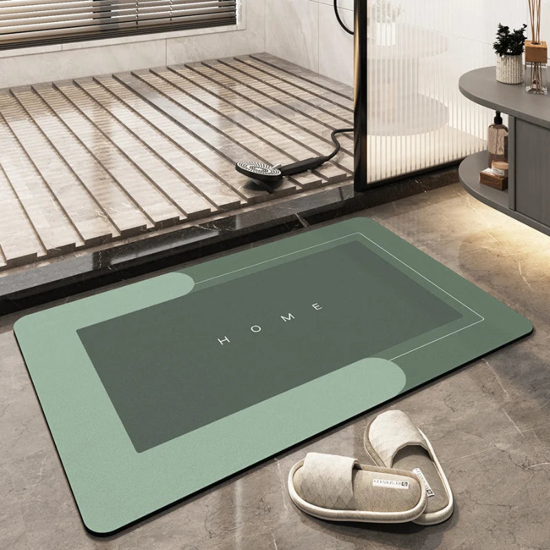 Bath Mat Highly Absorbent Quick-Drying Non-Slip