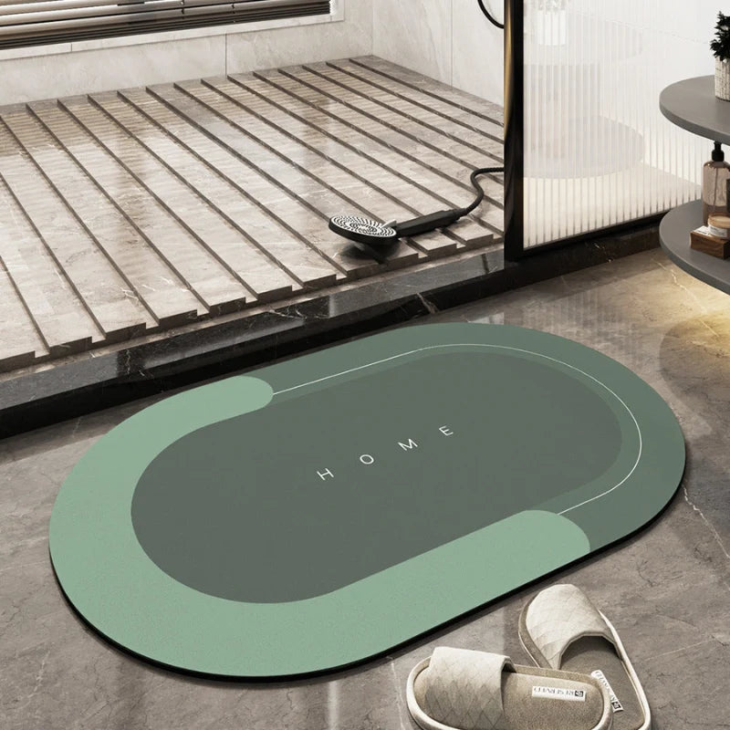 Bath Mat Highly Absorbent Quick-Drying Non-Slip