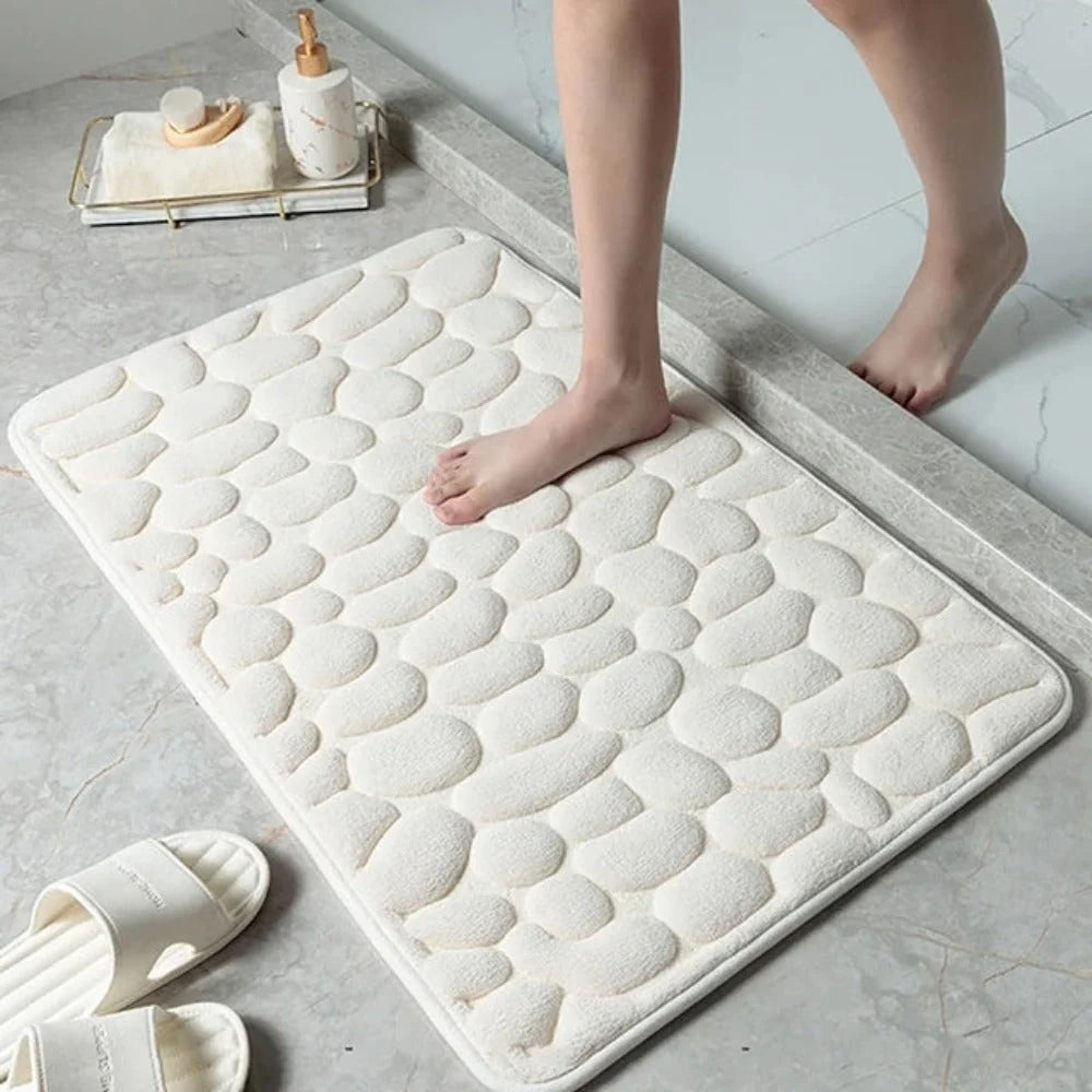 Bath Mat Microfiber Non-Slip Quick-Drying