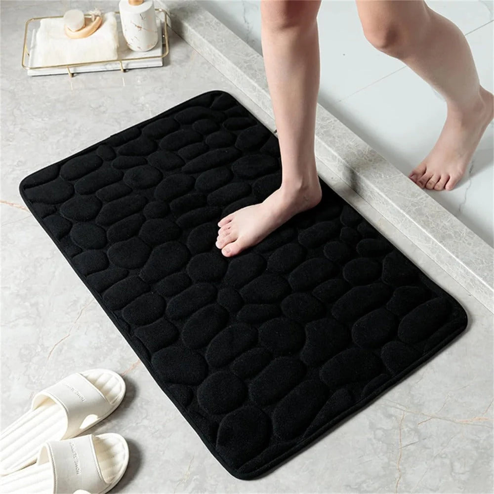 Bath Mat Microfiber Non-Slip Quick-Drying