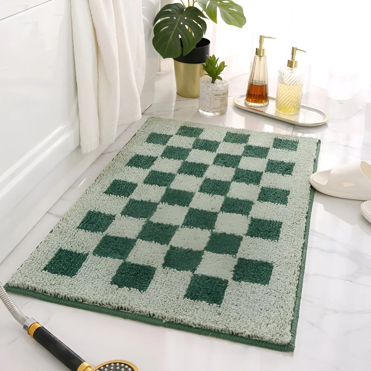 Bath Mat Microfiber Quick-Drying Machine Washable