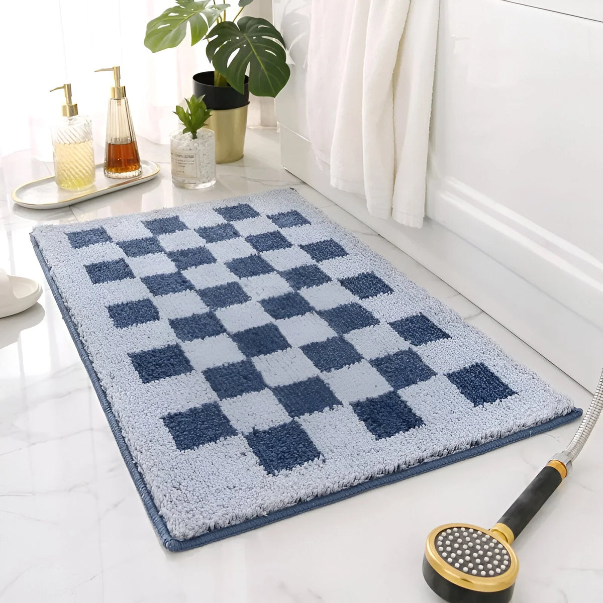 Bath Mat Microfiber Quick-Drying Machine Washable