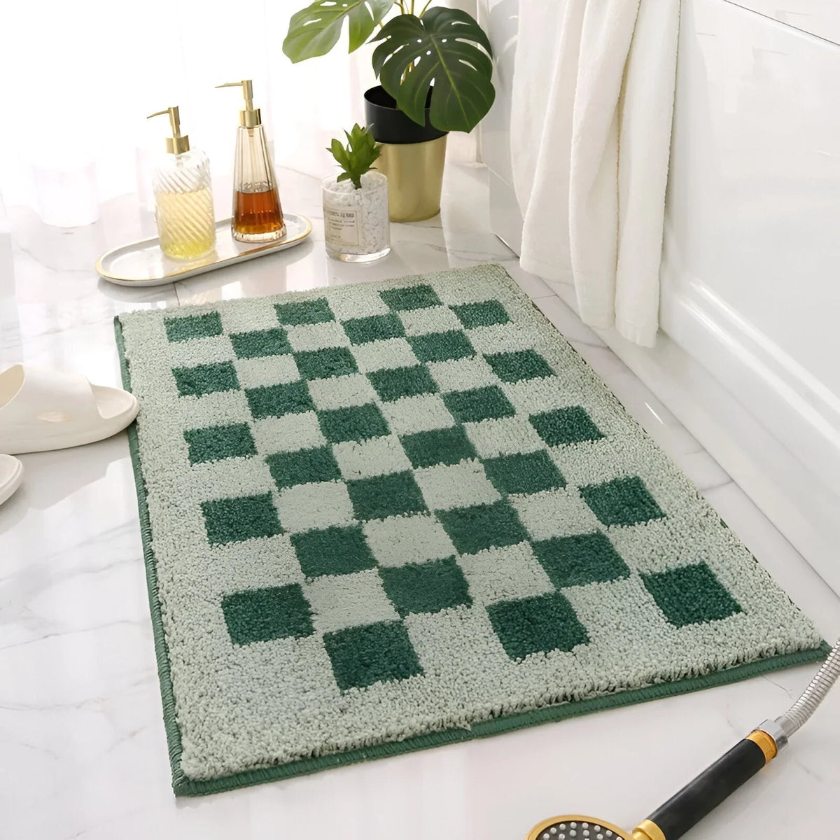 Bath Mat Microfiber Quick-Drying Machine Washable