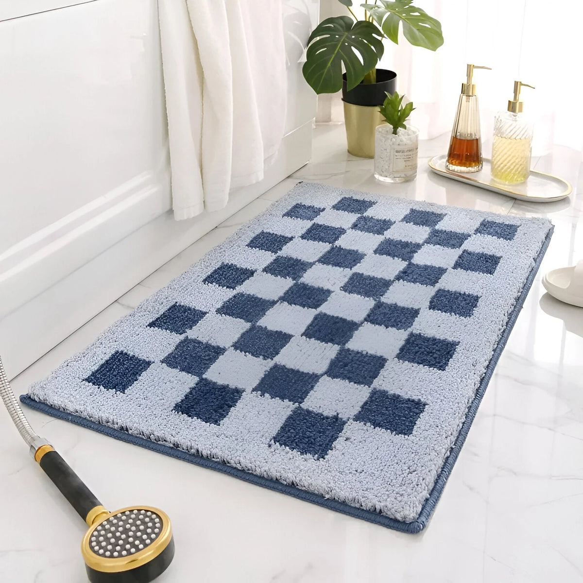 Bath Mat Microfiber Quick-Drying Machine Washable