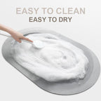 Bath Mat Microfiber Quick-Drying Non-Slip Backing