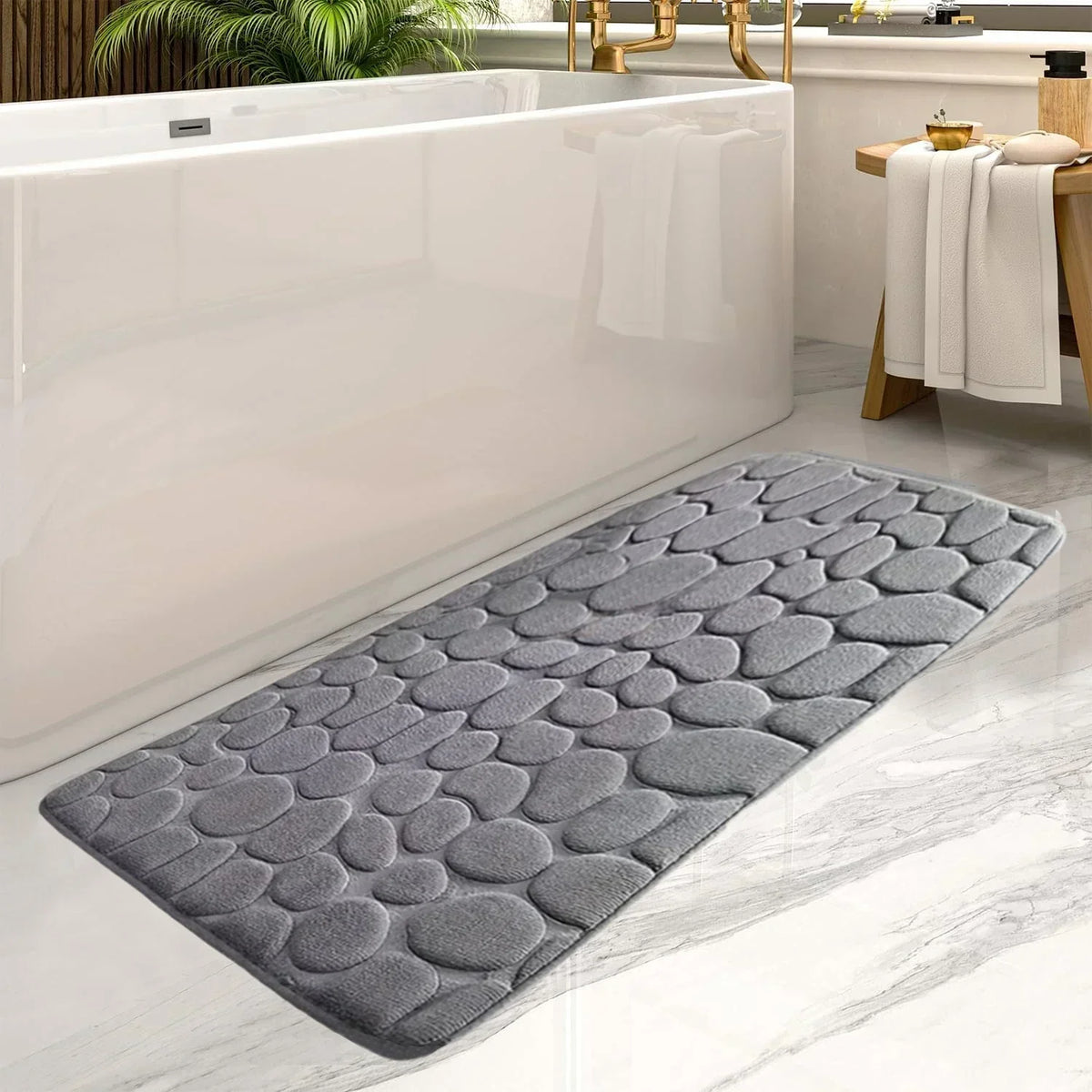Bath Mat Microfiber Ultra-Absorbent & Fast-Drying