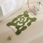 Bath Mat Moroccan Print Non-Slip Quick-Drying