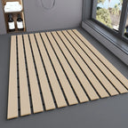Bath Mat Non-Slip Drainage Grooves Trimmable