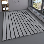 Bath Mat Non-Slip Quick-Drain Trim-To-Fit