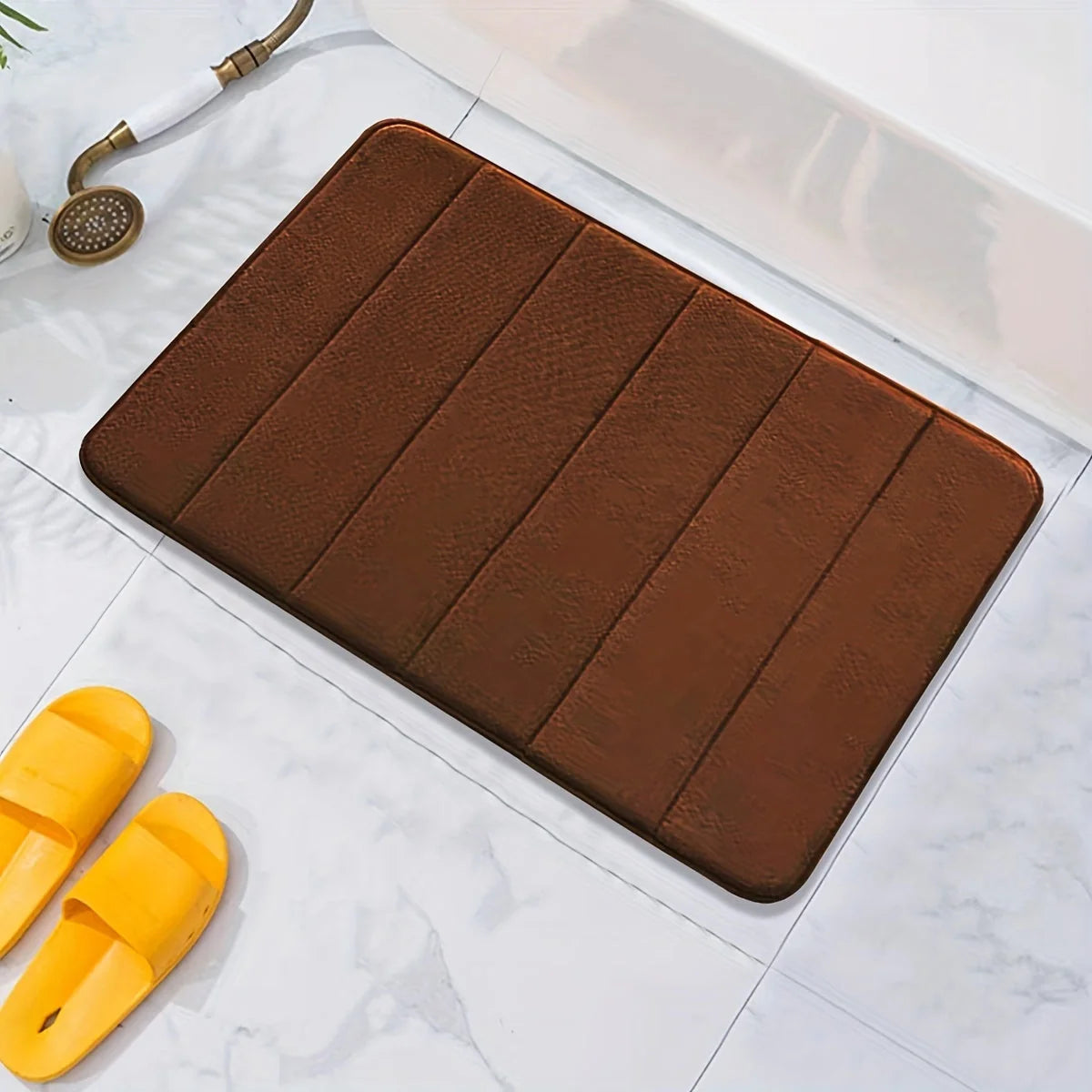 Bath Mat Non-Slip Quick-Dry Machine Washable