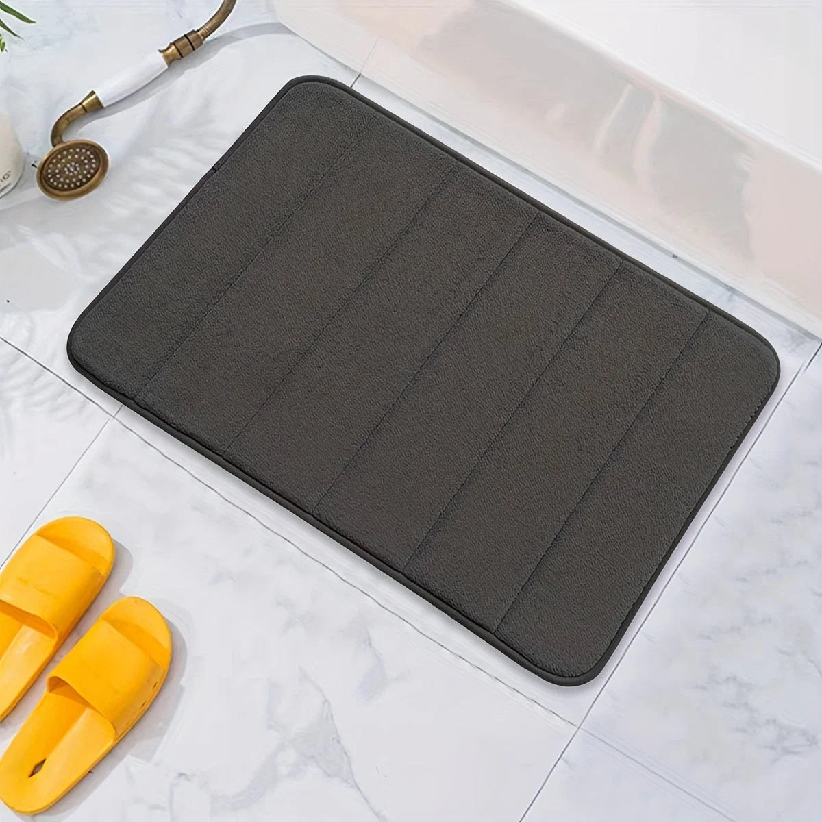 Bath Mat Non-Slip Quick-Dry Machine Washable